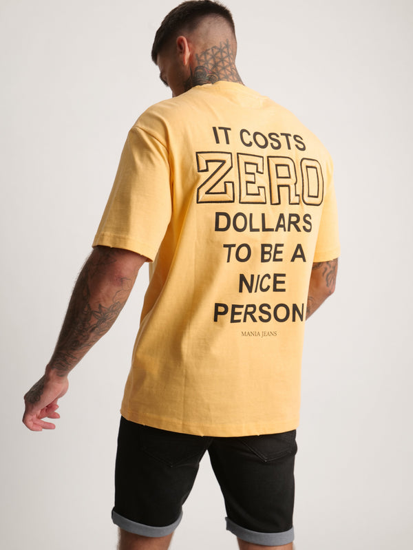 T-SHIRT OVER SIZE Orange / XXS