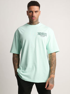 T-SHIRT OVER SIZE Mint / XXS