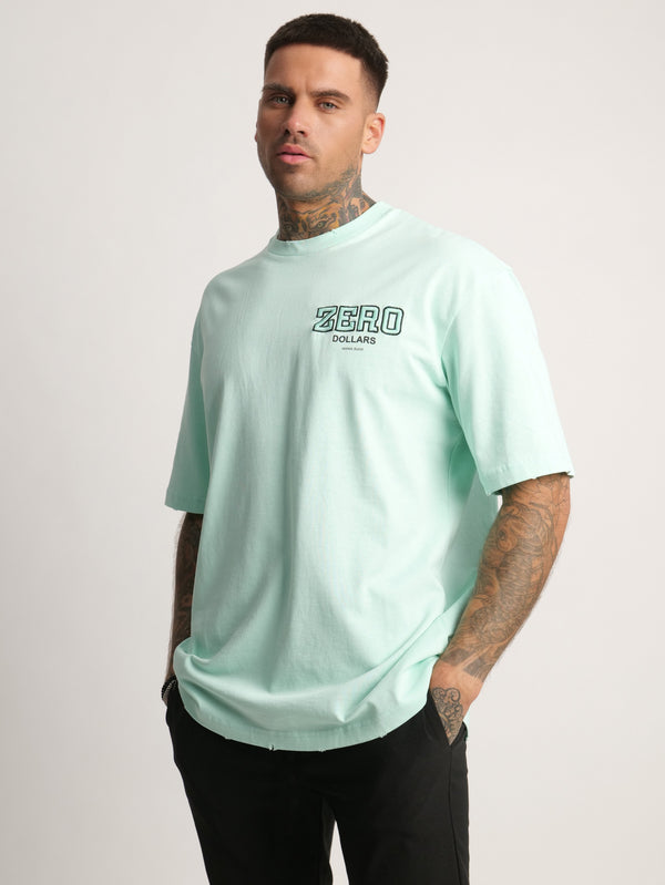T-SHIRT OVER SIZE Mint / XXS