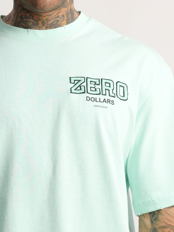 T-SHIRT OVER SIZE Mint / XXS