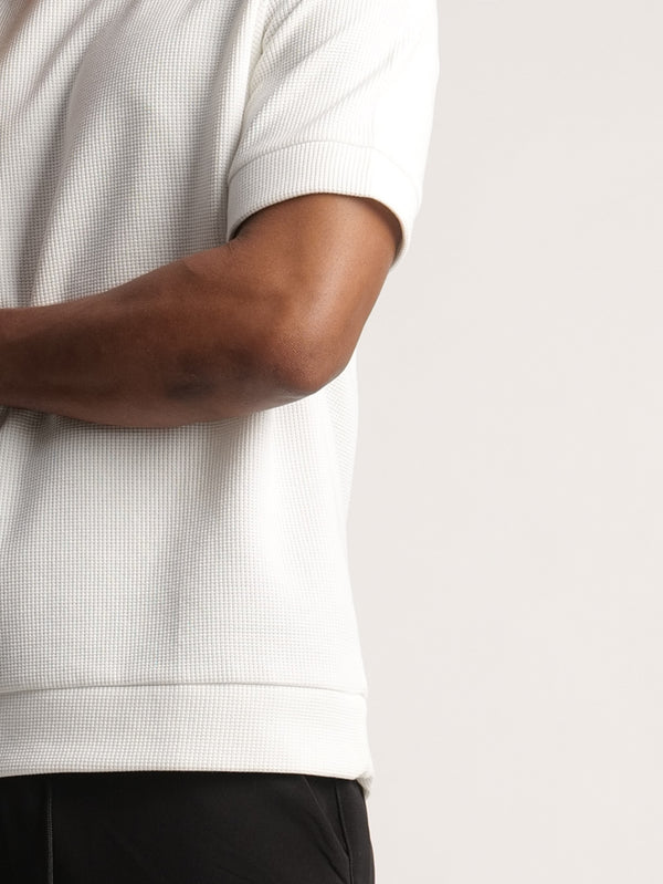 T-SHIRT OVER SIZE Cream / XXS