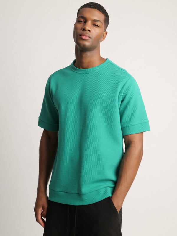 T-SHIRT OVER SIZE Green / XXS