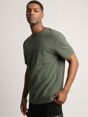 T-SHIRT OVER SIZE Bottle Green / XXS