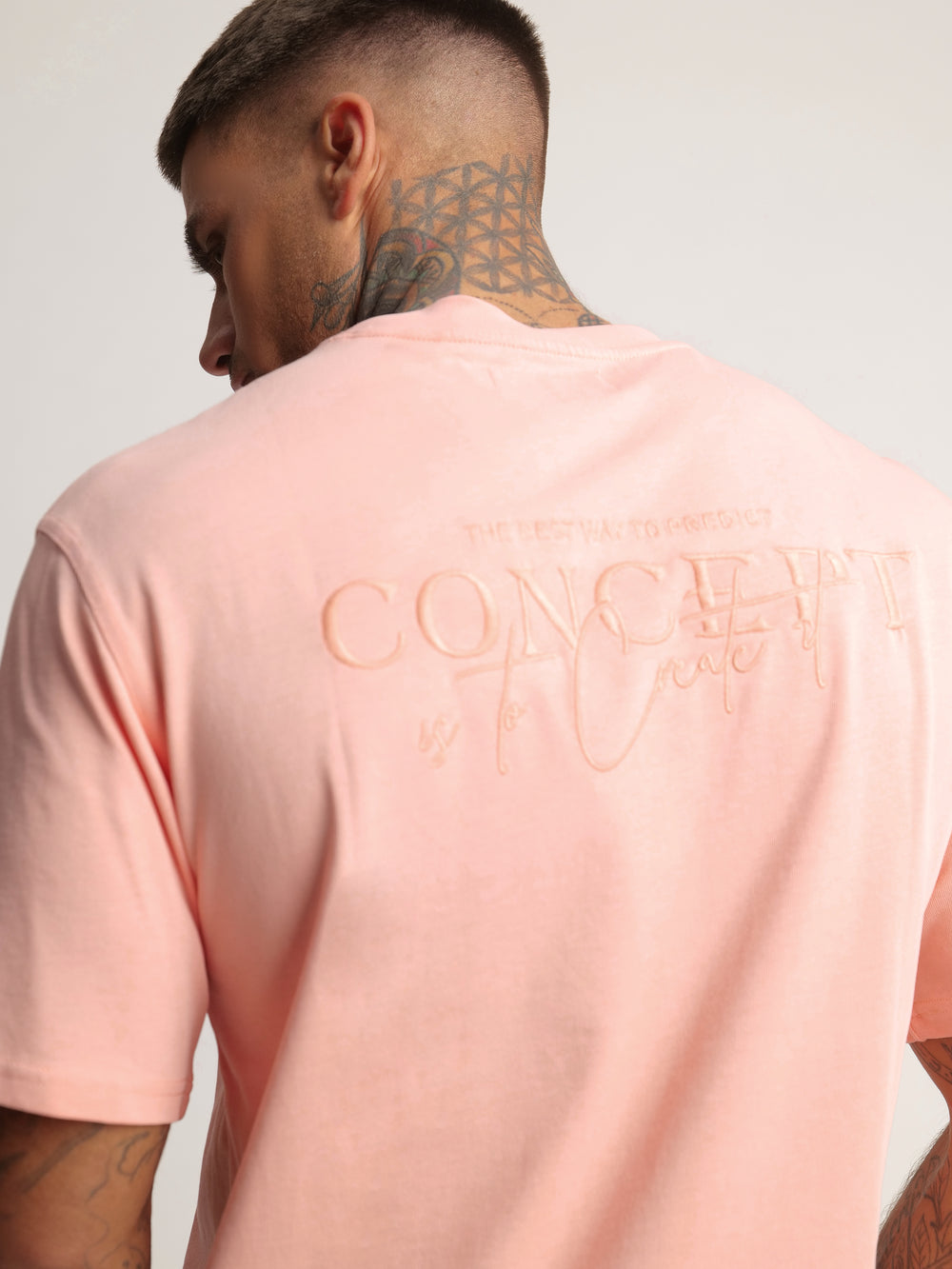 T-SHIRT OVER SIZE Peach / XXS