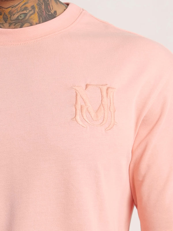 T-SHIRT OVER SIZE Peach / XXS