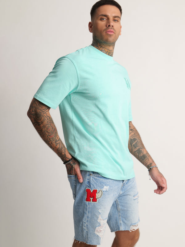 T-SHIRT OVER SIZE Mint / XXS