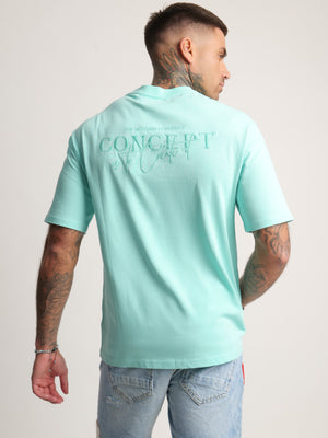 T-SHIRT OVER SIZE Mint / XXS