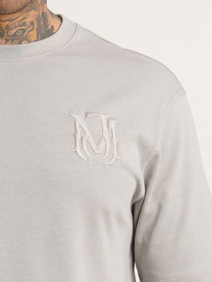T-SHIRT OVER SIZE Gray / XXS