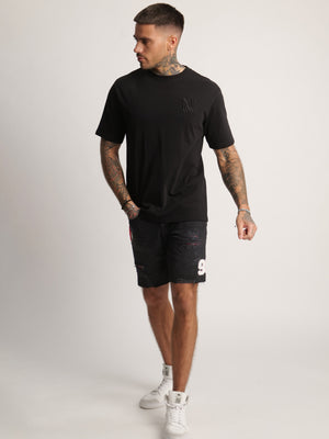 T-SHIRT OVER SIZE Black / XXS