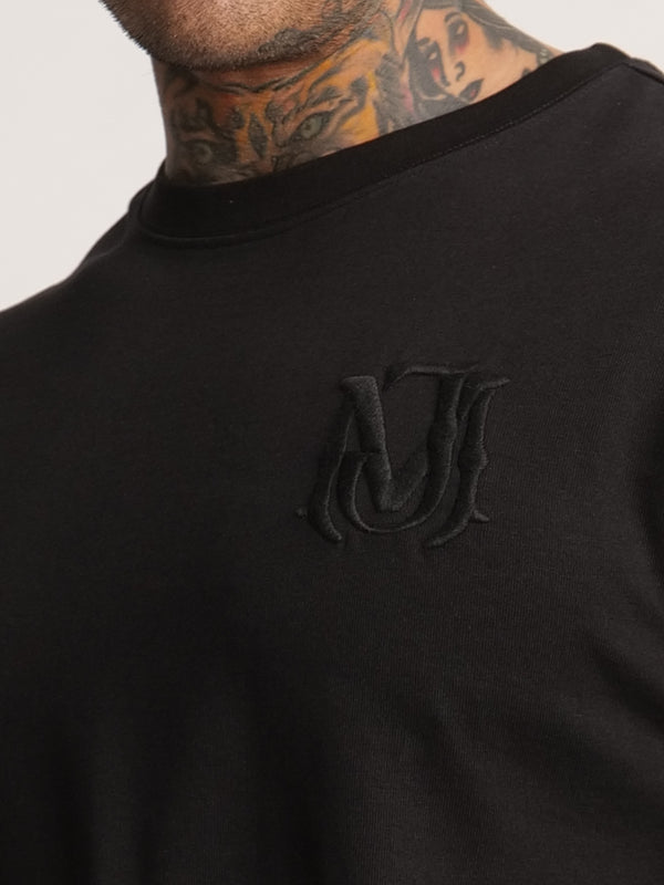 T-SHIRT OVER SIZE Black / XXS