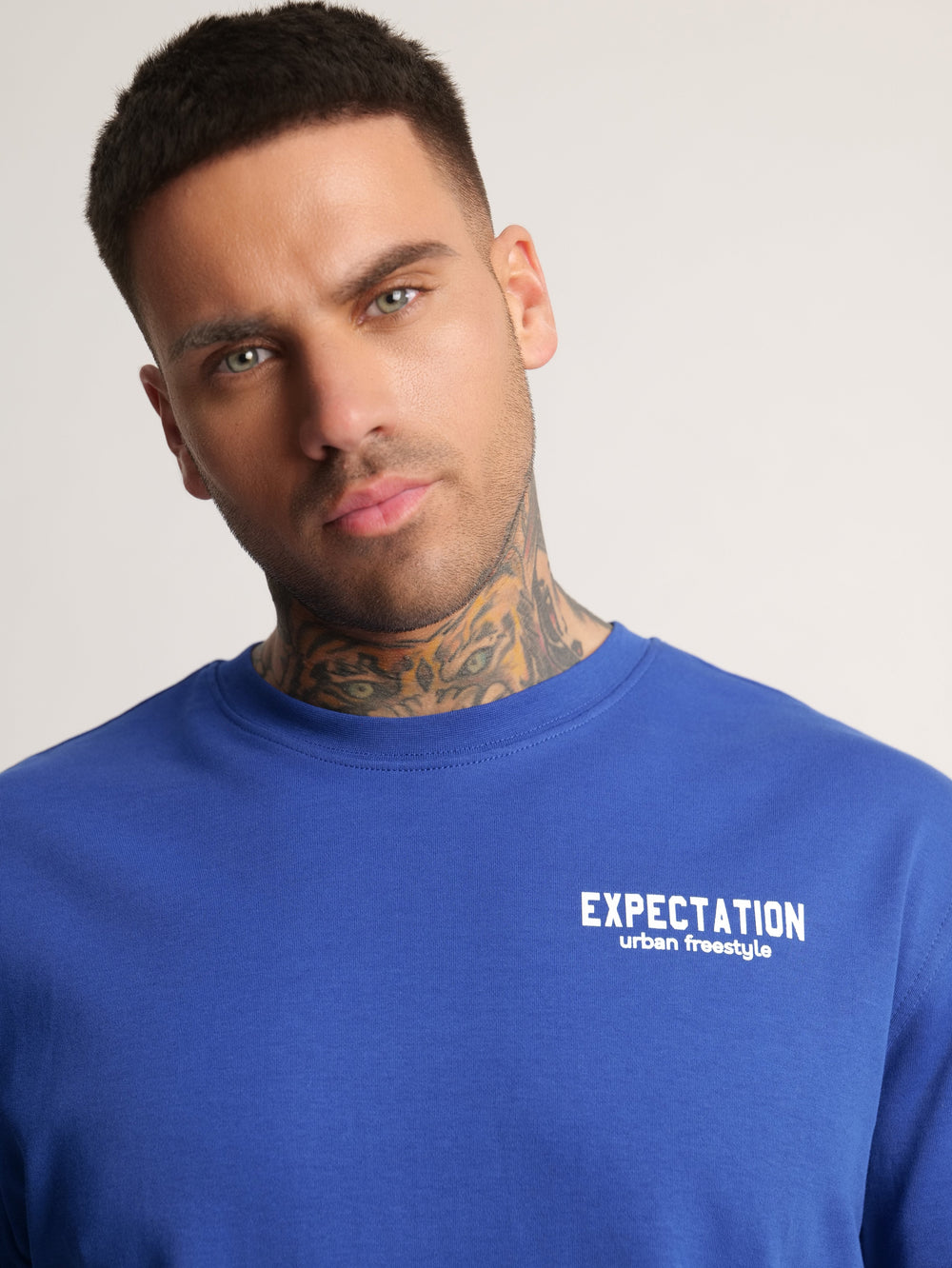 T-SHIRT OVER SIZE Royal Blue / XXS