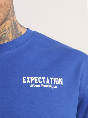T-SHIRT OVER SIZE Royal Blue / XXS