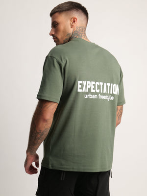 T-SHIRT OVER SIZE Army / XXS