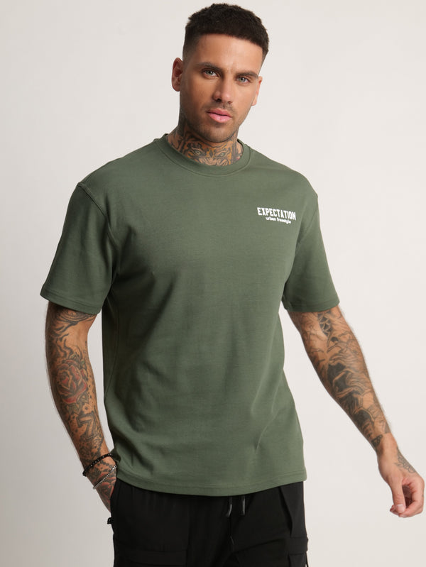 T-SHIRT OVER SIZE Army / XXS