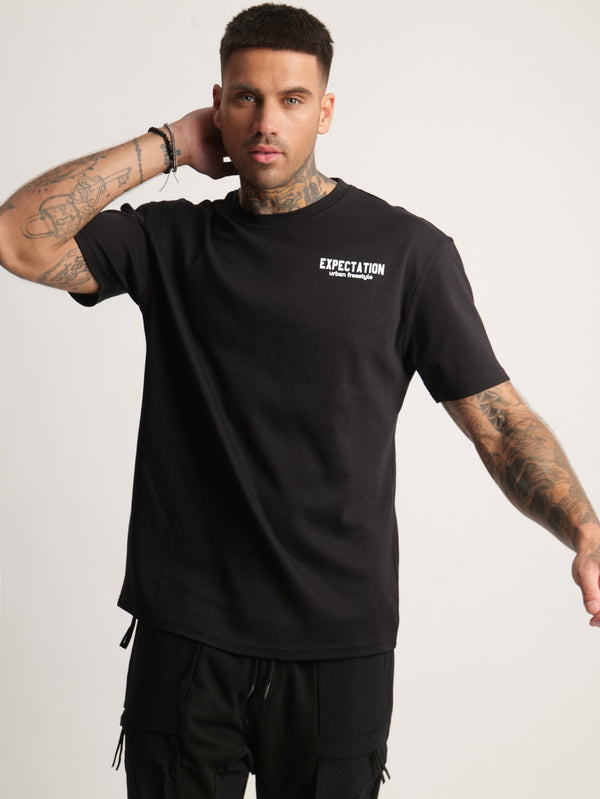 T-SHIRT OVER SIZE Black / XXS