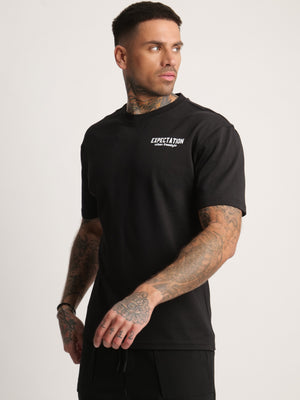 T-SHIRT OVER SIZE Black / XXS
