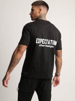 T-SHIRT OVER SIZE Black / XXS