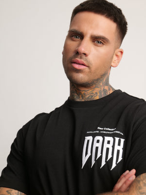 T-SHIRT OVER SIZE Black / XXS
