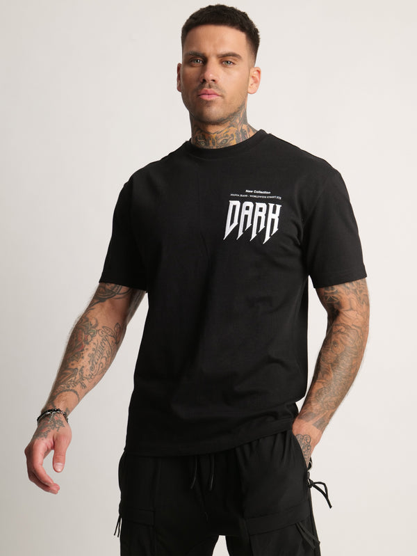 T-SHIRT OVER SIZE Black / XXS