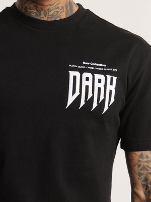 T-SHIRT OVER SIZE Black / XXS
