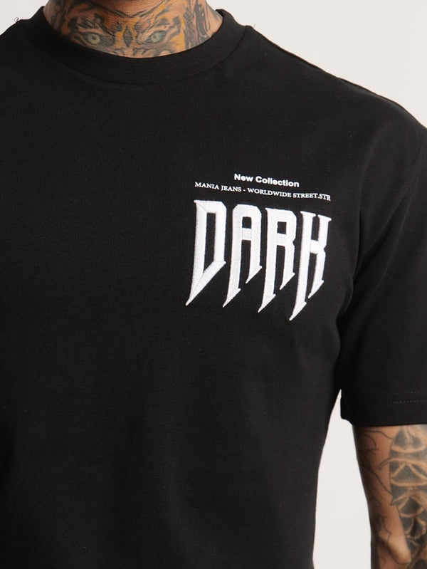 T-SHIRT OVER SIZE Black / XXS