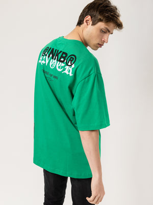 T-SHIRT OVER SIZE Green / XXS