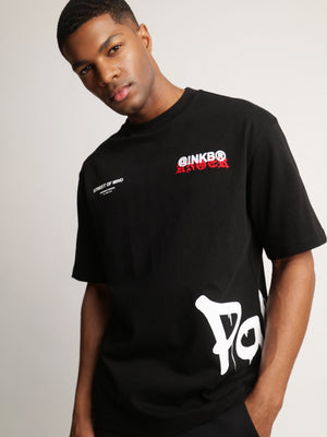 T-SHIRT OVER SIZE Black / XXS