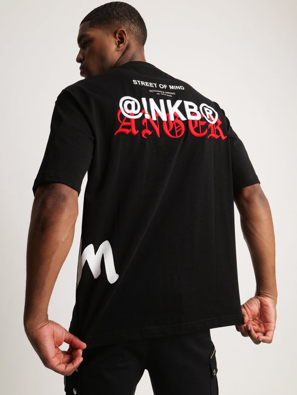 T-SHIRT OVER SIZE Black / XXS