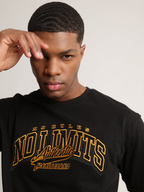 T-SHIRT OVER SIZE Black / XXS
