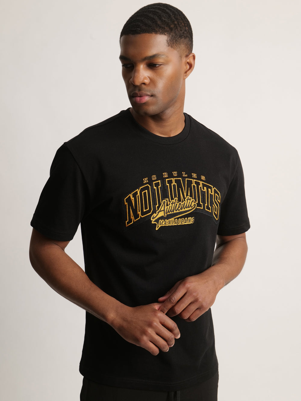 T-SHIRT OVER SIZE Black / XXS