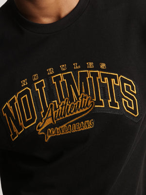 T-SHIRT OVER SIZE Black / XXS