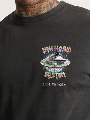 T-SHIRT OVER SIZE Black / XXS