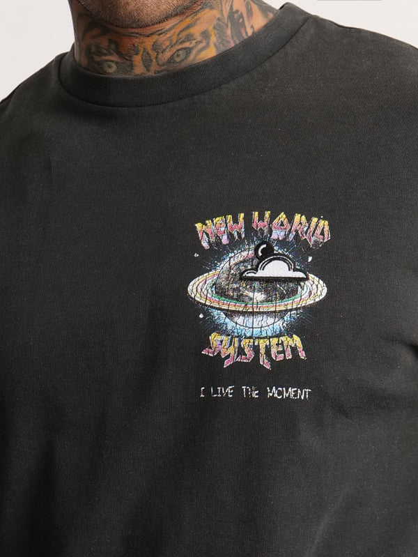 T-SHIRT OVER SIZE Black / XXS