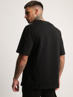 T-SHIRT OVER SIZE Black / XXS