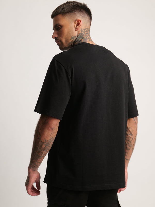 T-SHIRT OVER SIZE Black / XXS