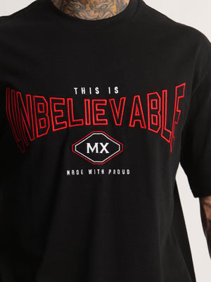 T-SHIRT OVER SIZE Black / XXS