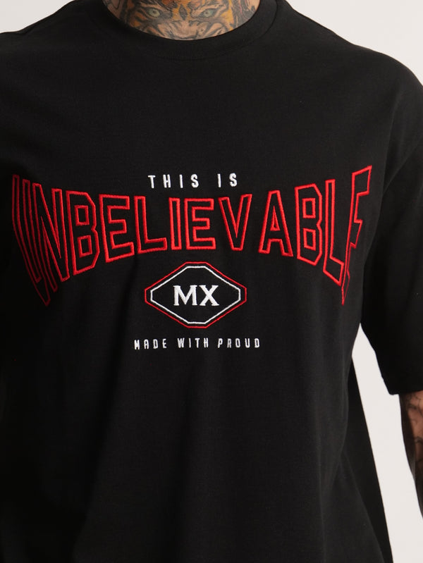 T-SHIRT OVER SIZE Black / XXS