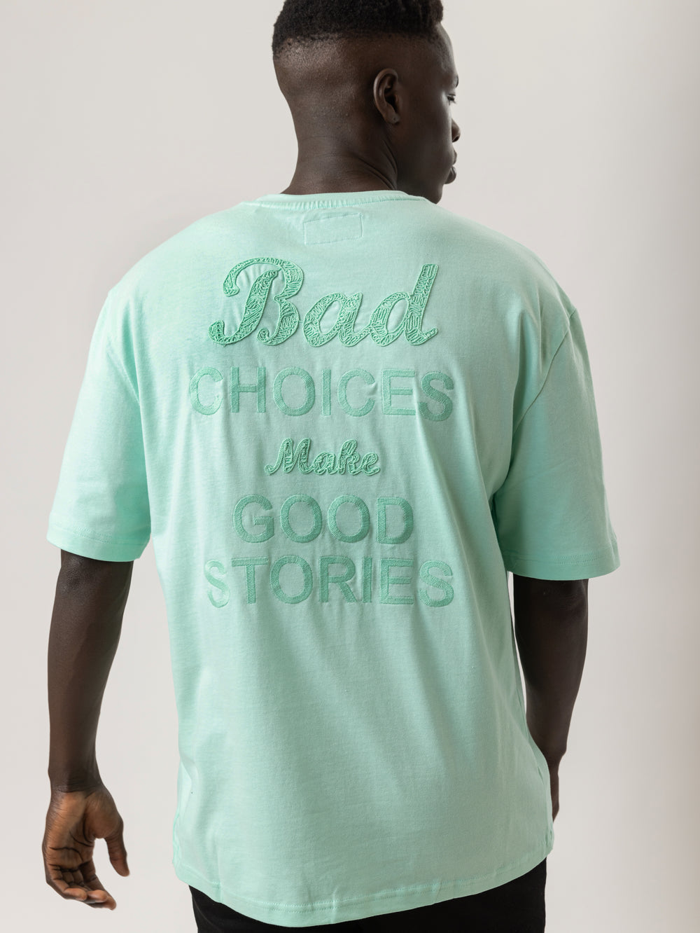T-SHIRT OVER SIZE Mint / XXS