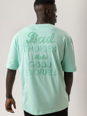 T-SHIRT OVER SIZE Mint / XXS