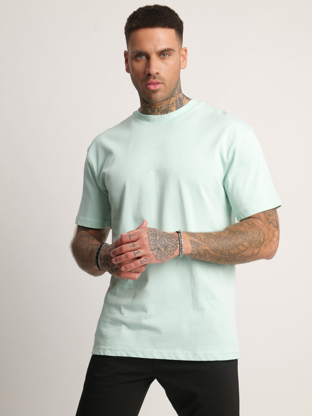 T-SHIRT OVER SIZE Mint / XXS