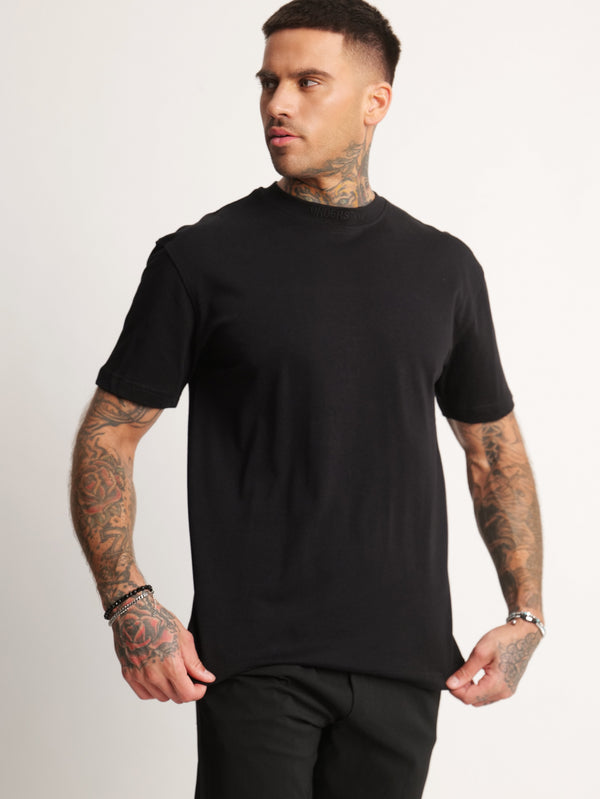 T-SHIRT OVER SIZE Black / XXS