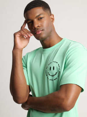 T-SHIRT OVER SIZE Green / XXS