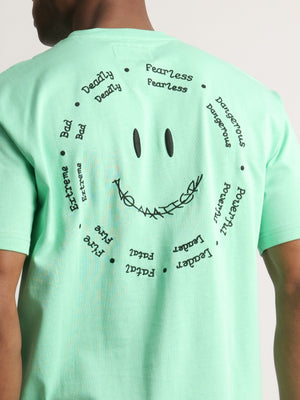 T-SHIRT OVER SIZE Green / XXS