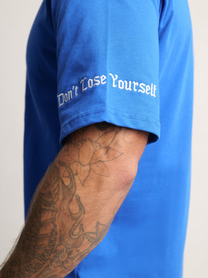 T-SHIRT OVER SIZE Blue / XXS