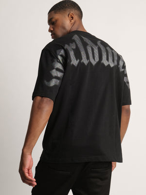 T-SHIRT OVER SIZE Black / XXS