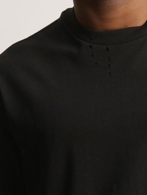 T-SHIRT OVER SIZE Black / XXS
