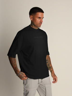 T-SHIRT OVER SIZE Black / XXS