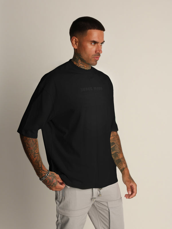 T-SHIRT OVER SIZE Black / XXS
