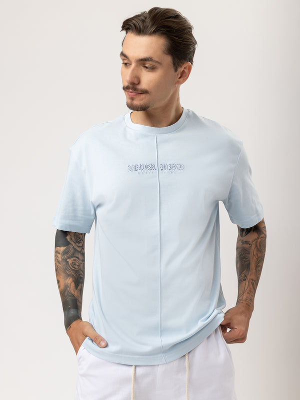 T-SHIRT OVER SIZE Light-Blue / XXS