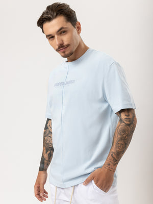 T-SHIRT OVER SIZE Light-Blue / XXS